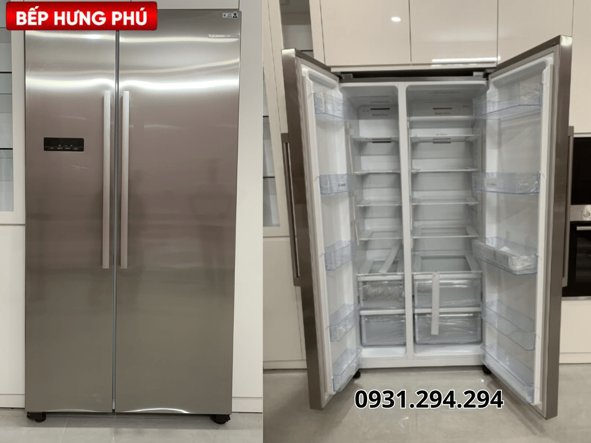 tủ lạnh Side by Side Bosch KAN93VIFPG