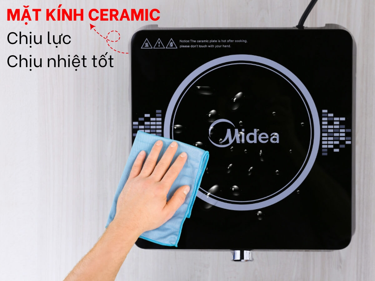 Mặt kính Ceramic chịu nhiệt và bền bỉ
