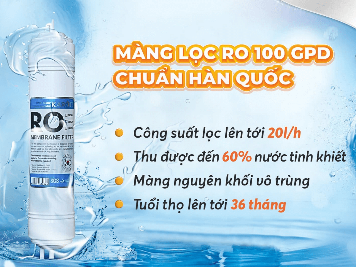 Máy lọc nước Karofi Livotec 612