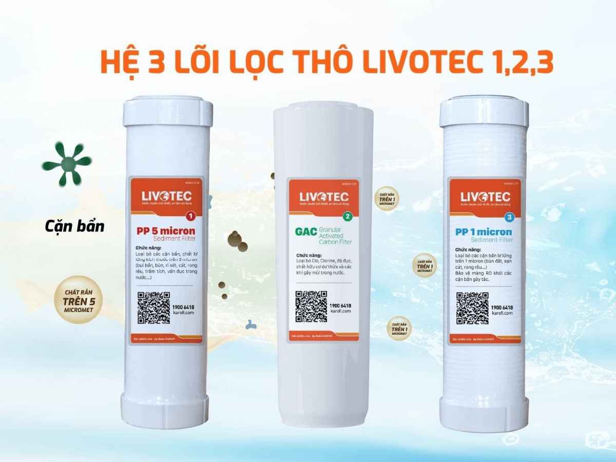 nhóm lõi lọc thô lovitec