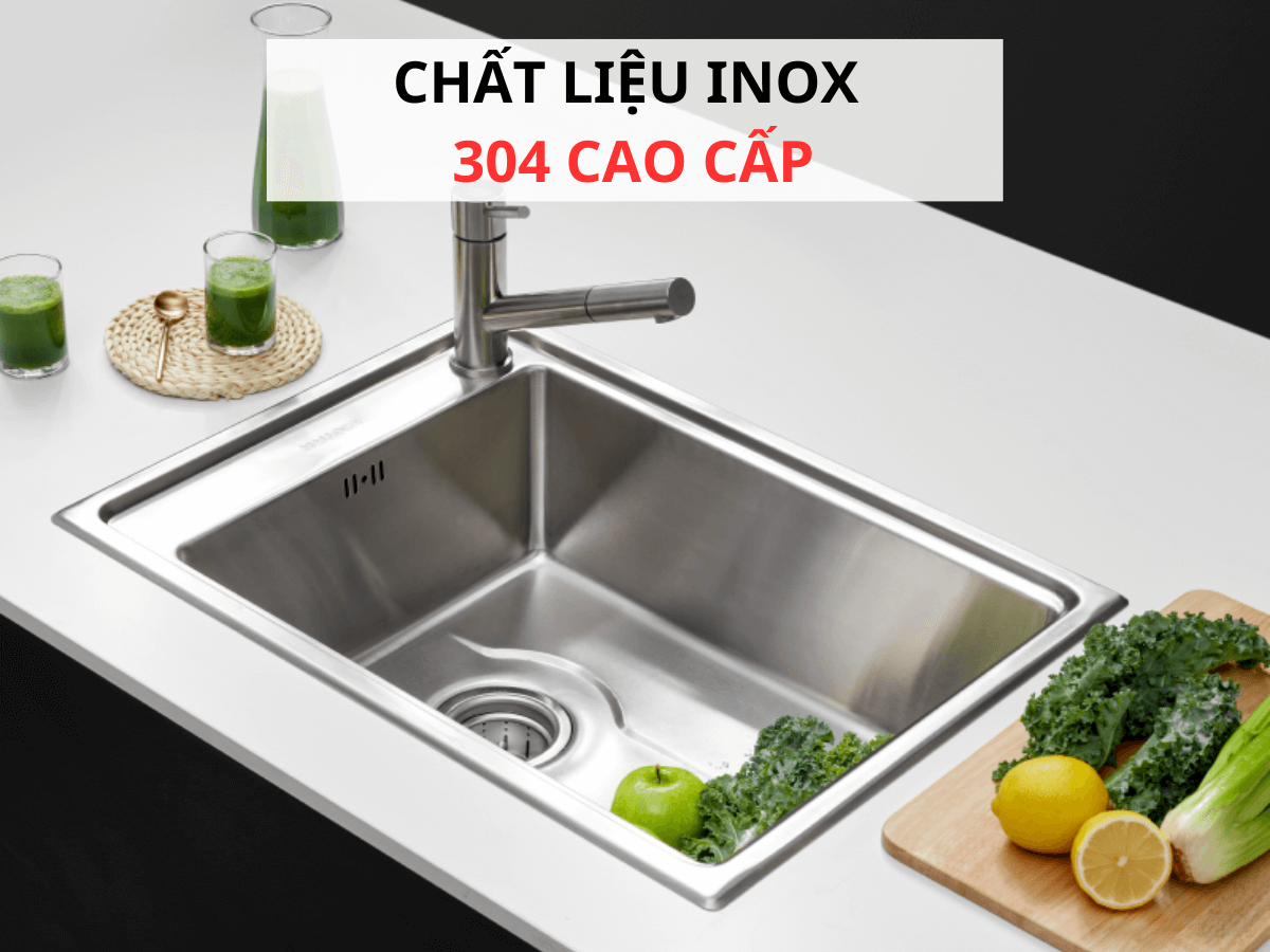 Chất liệu inox 304 cao cấp
