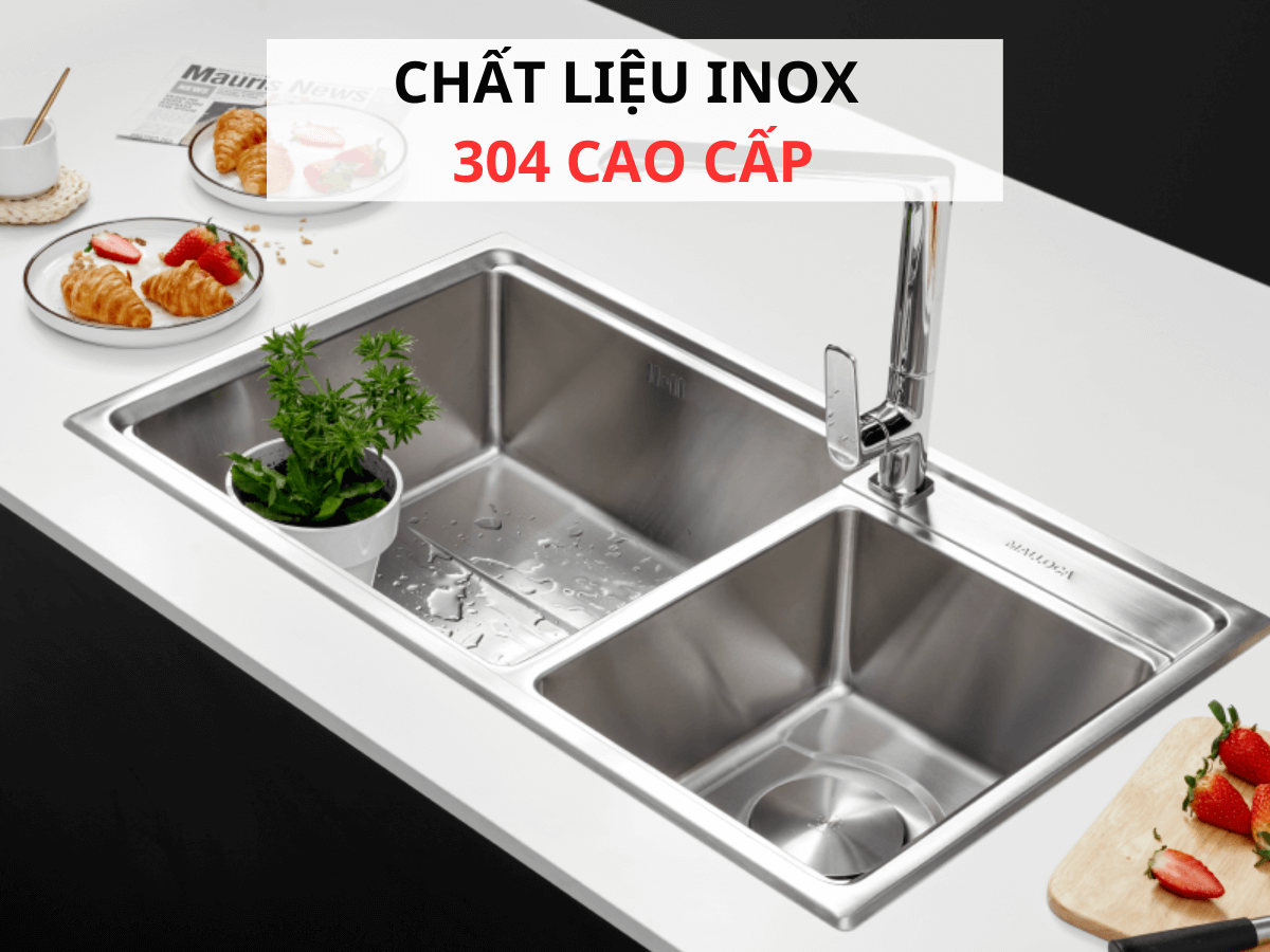 Chất liệu inox 304 cao cấp