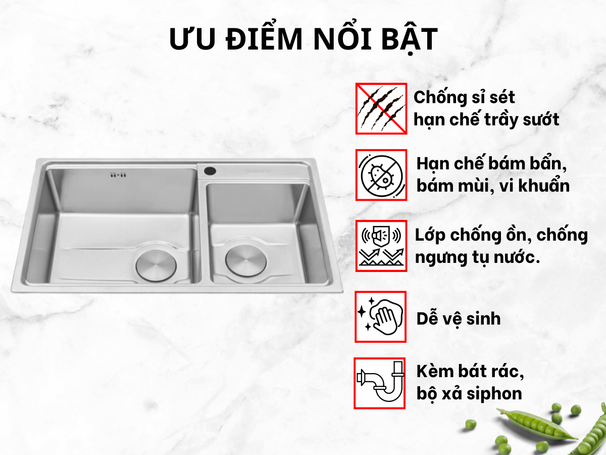 Ưu điểm nổi bật của Chậu Malloca MS MS 5082W