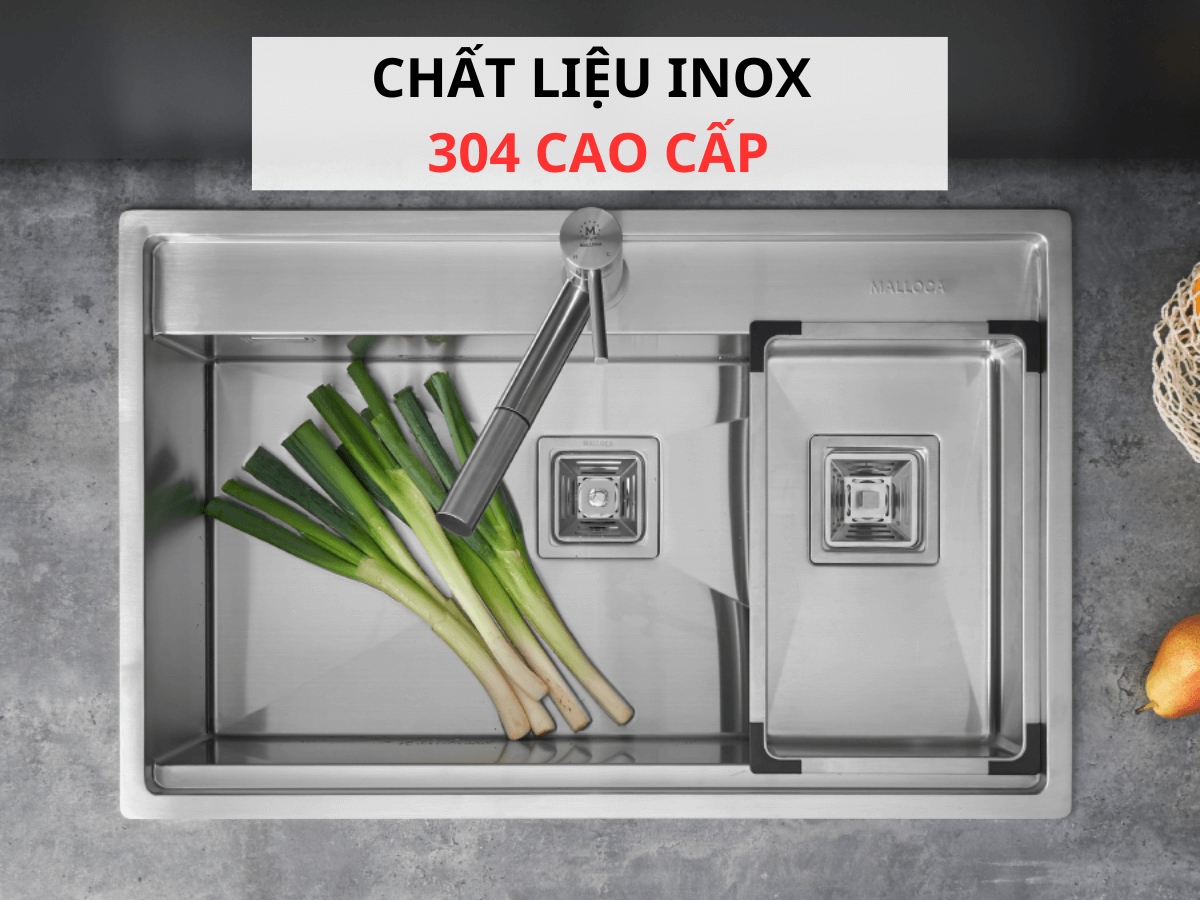 Chất liệu inox 304 cao cấp