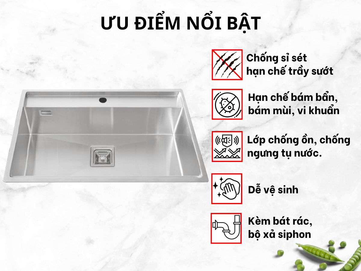 Ưu điểm nổi bật của Chậu Malloca MS 6302T