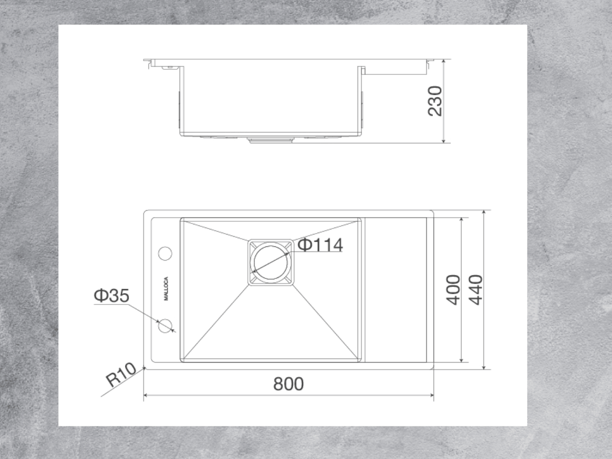 Kích thước chậu và kích thước lắp đặt