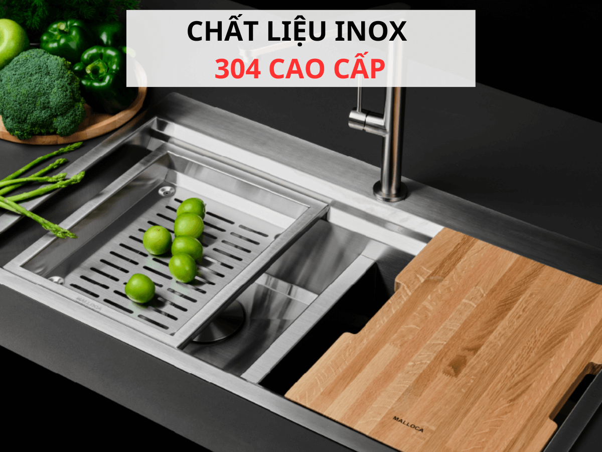 Chất liệu inox 304 cao cấp