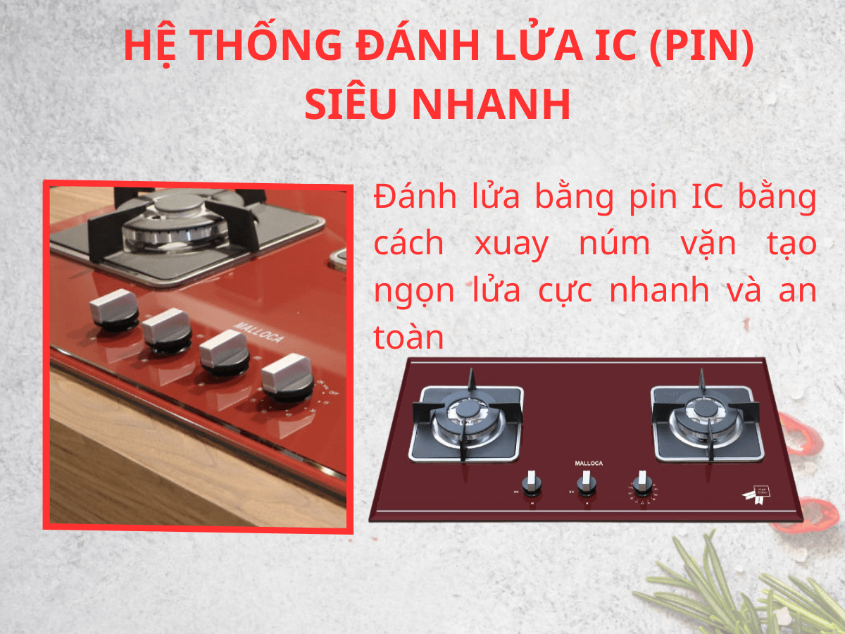 Hệ thống đánh lửa IC (pin) siêu nhanh