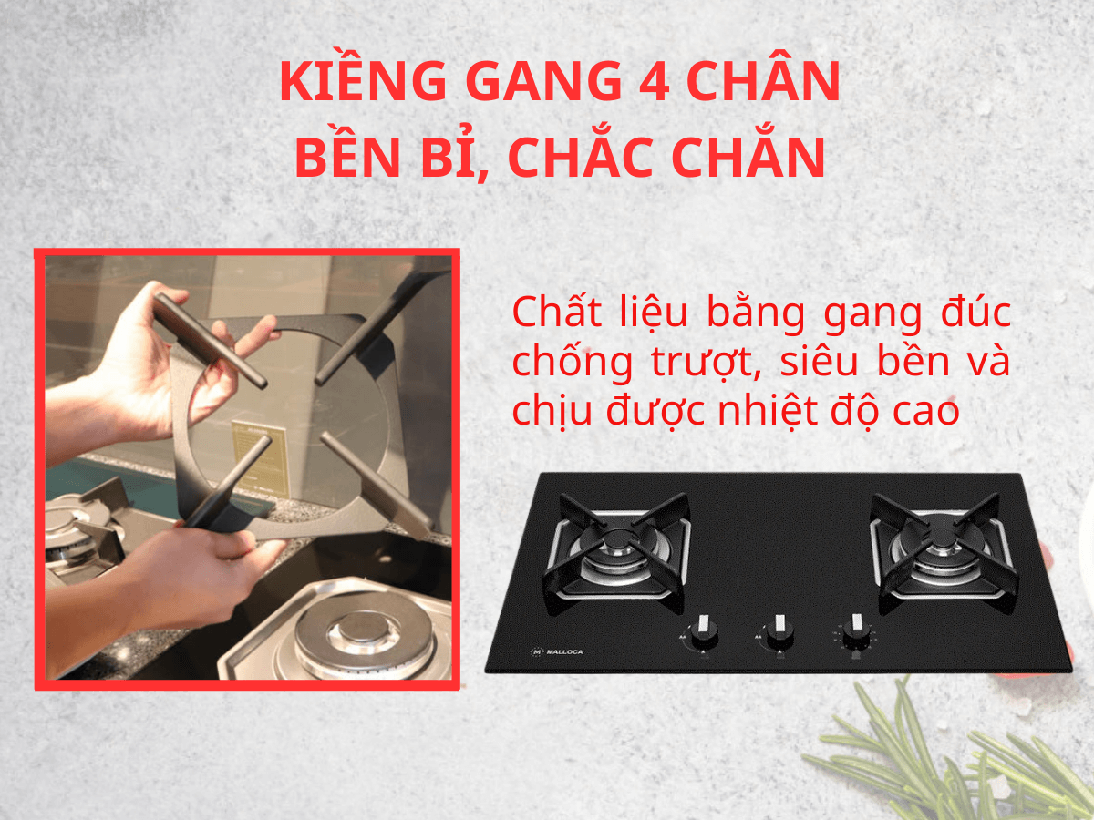 Kiềng gang siêu bền, chống trơn trượt