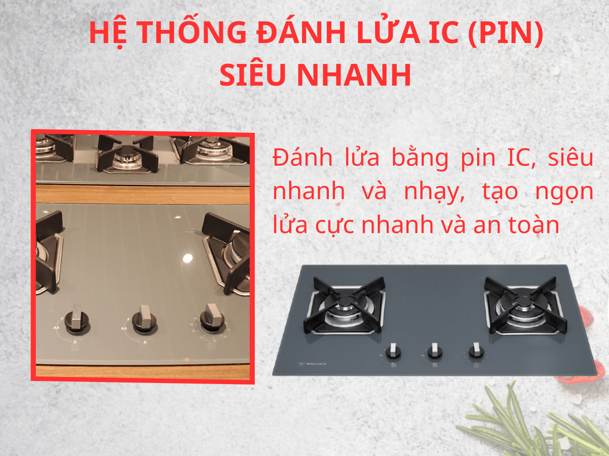Hệ thống đánh lửa IC (pin) siêu nhanh