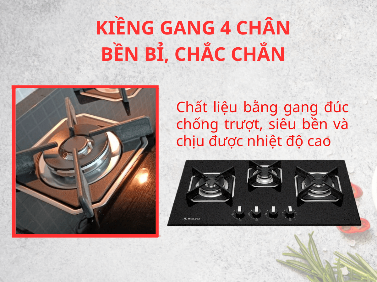 Bếp gas Malloca AS 9603B