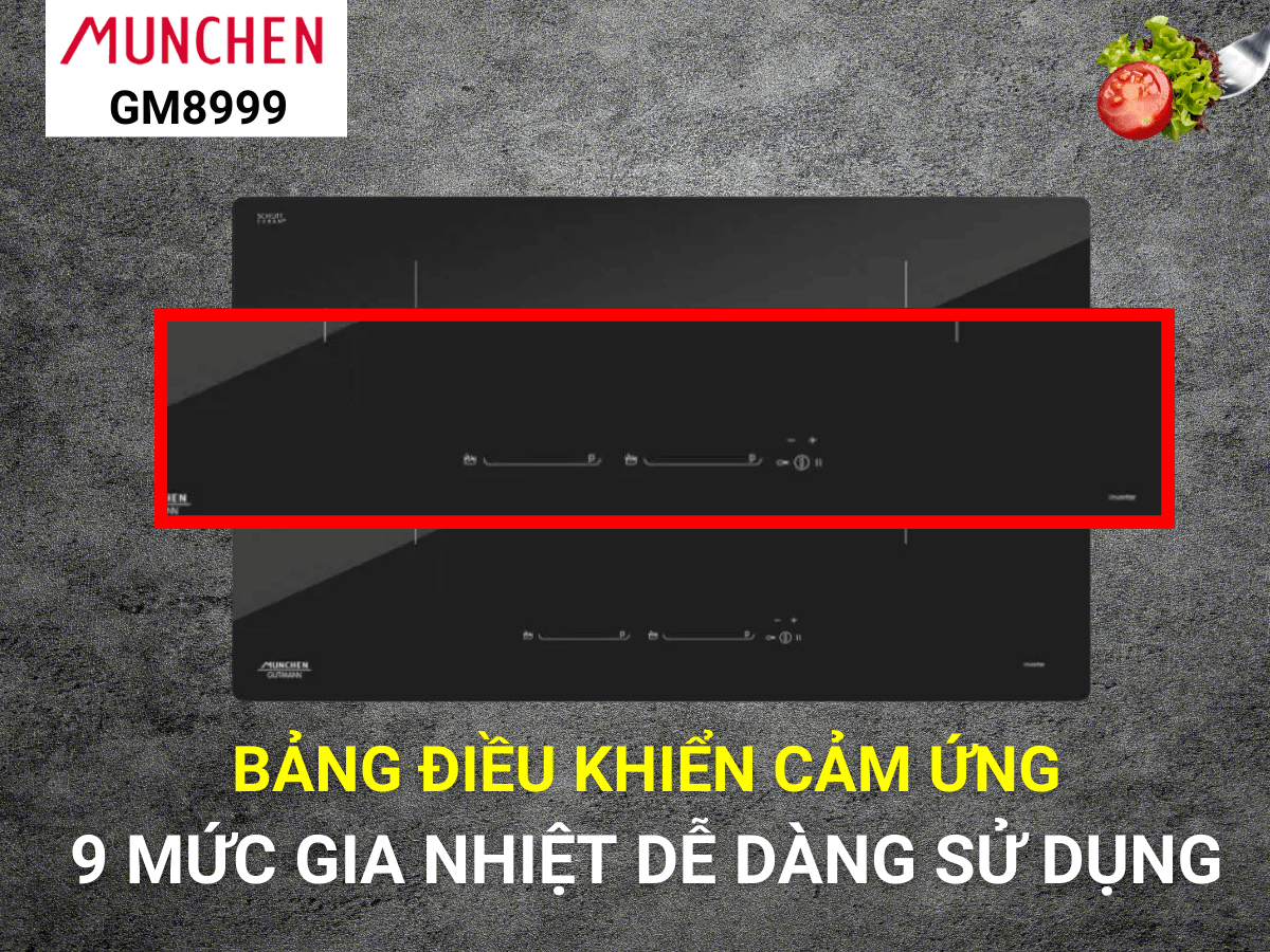 Điều khiển cảm ứng trượt hiện đại, dễ sử dụng