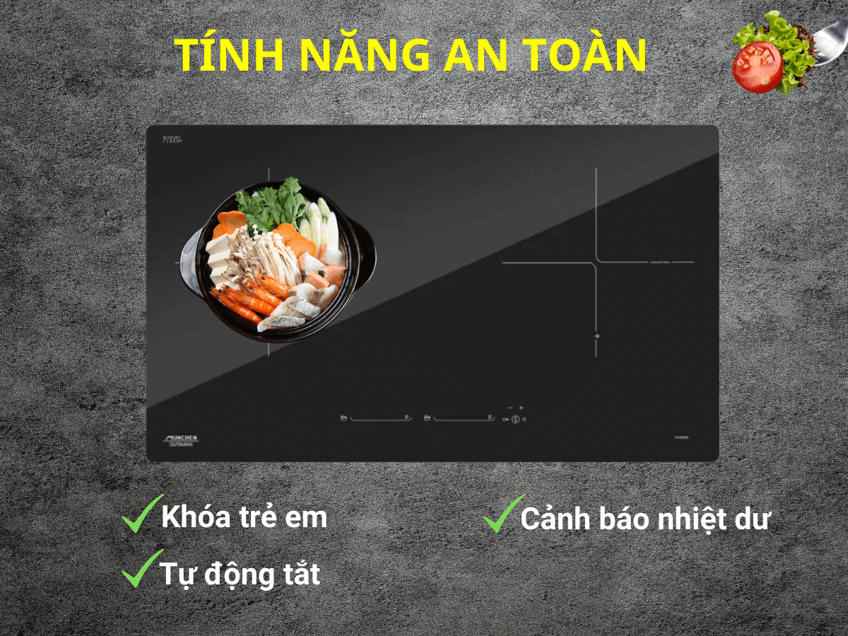 Tính năng an toàn bảo vệ cho cả gia đình