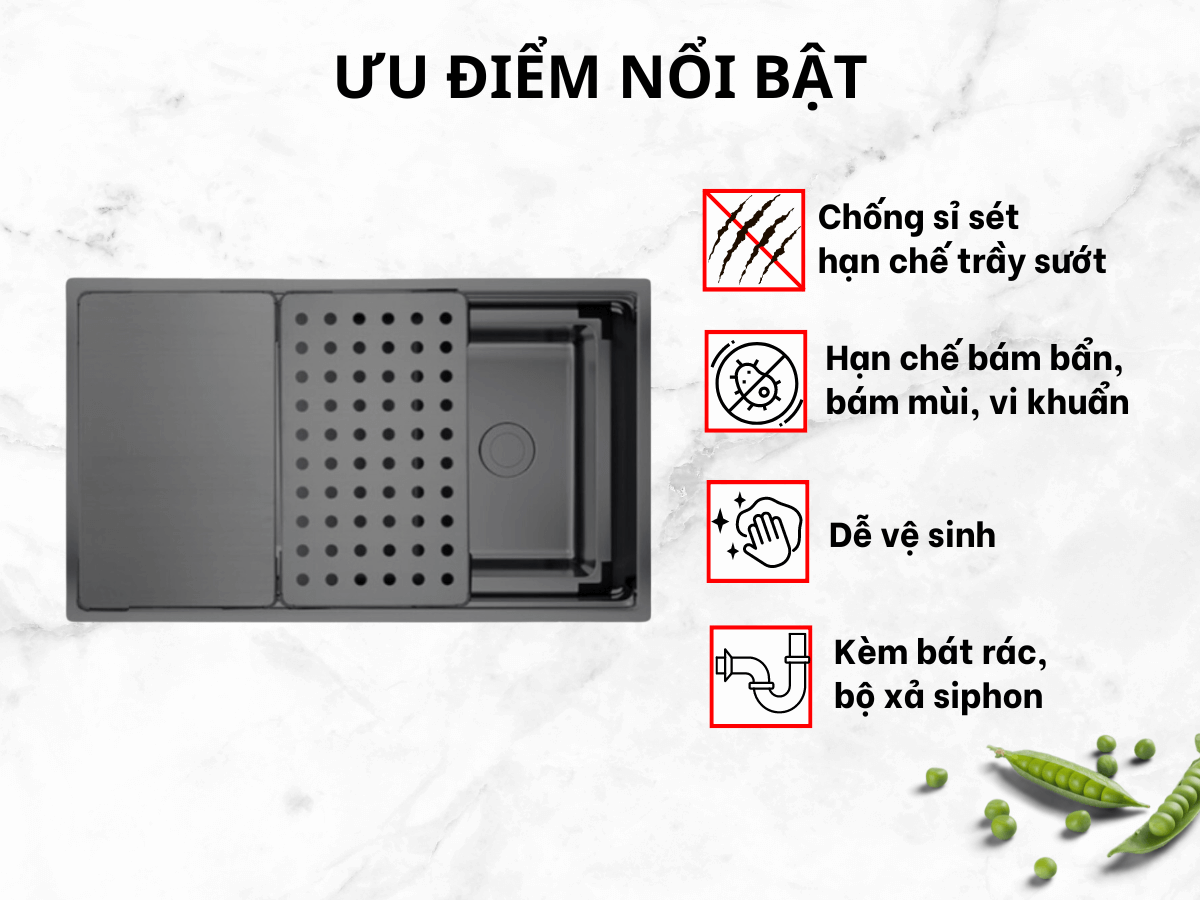 Ưu điểm nổi bật của Chậu Pigo PGC 7645 BTS