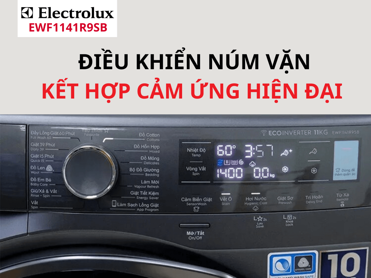 Máy giặt Electrolux EWF1141R9SB (11kg)