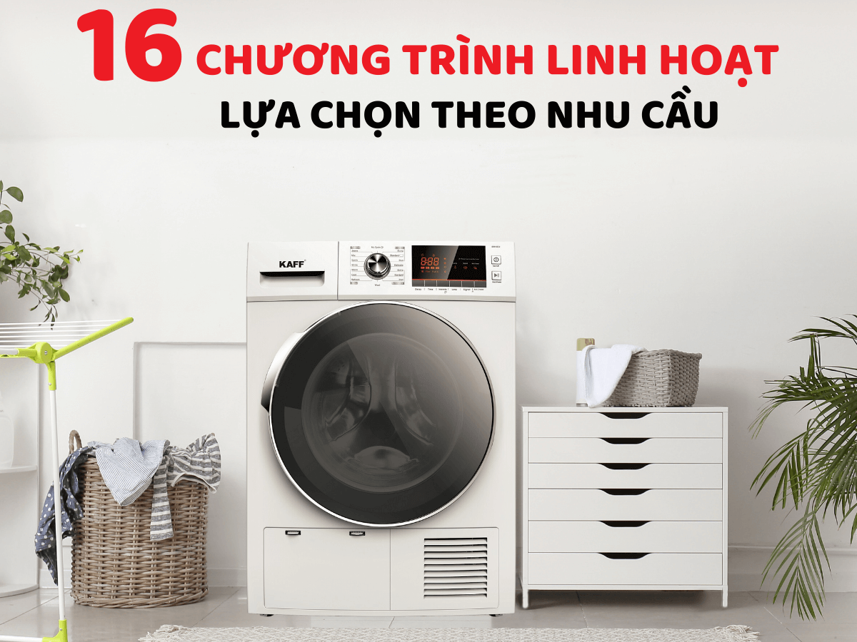 Máy giặt sấy Kaff KF-DR10EU