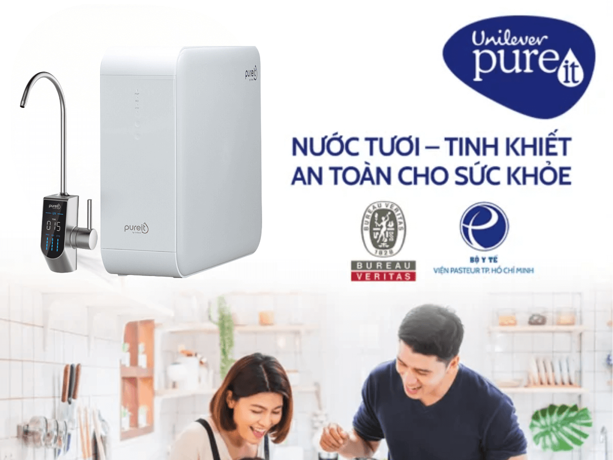 Nước sau lọc đạt tiêu chuẩn nước uống đóng chai