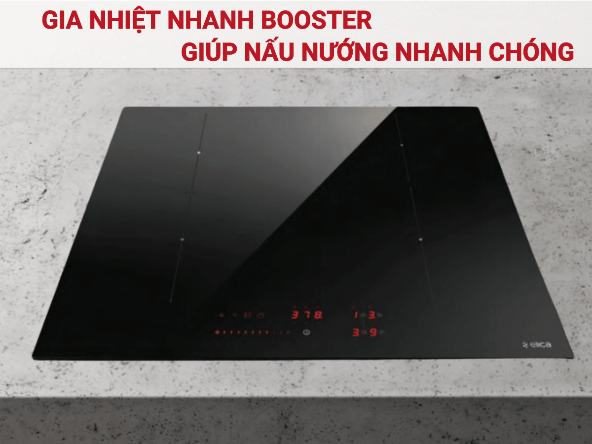 Gia nhiệt nhanh Booster giúp nấu nướng nhanh chóng
