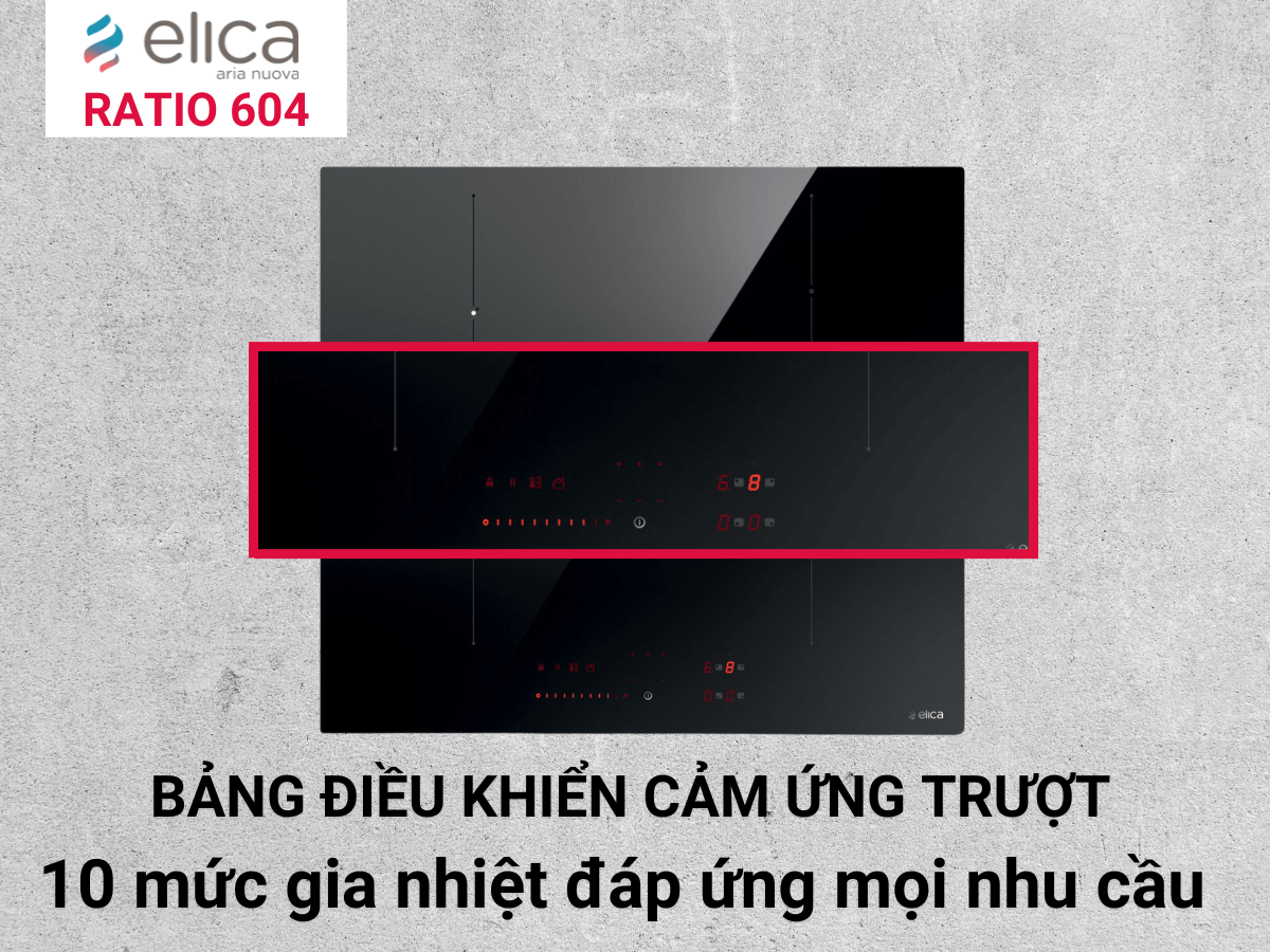 Điều khiển cảm ứng trượt hiện đại, dễ sử dụng