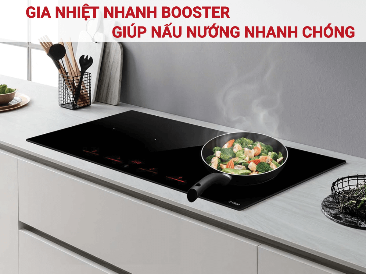 Gia nhiệt nhanh Booster giúp nấu nướng nhanh chóng