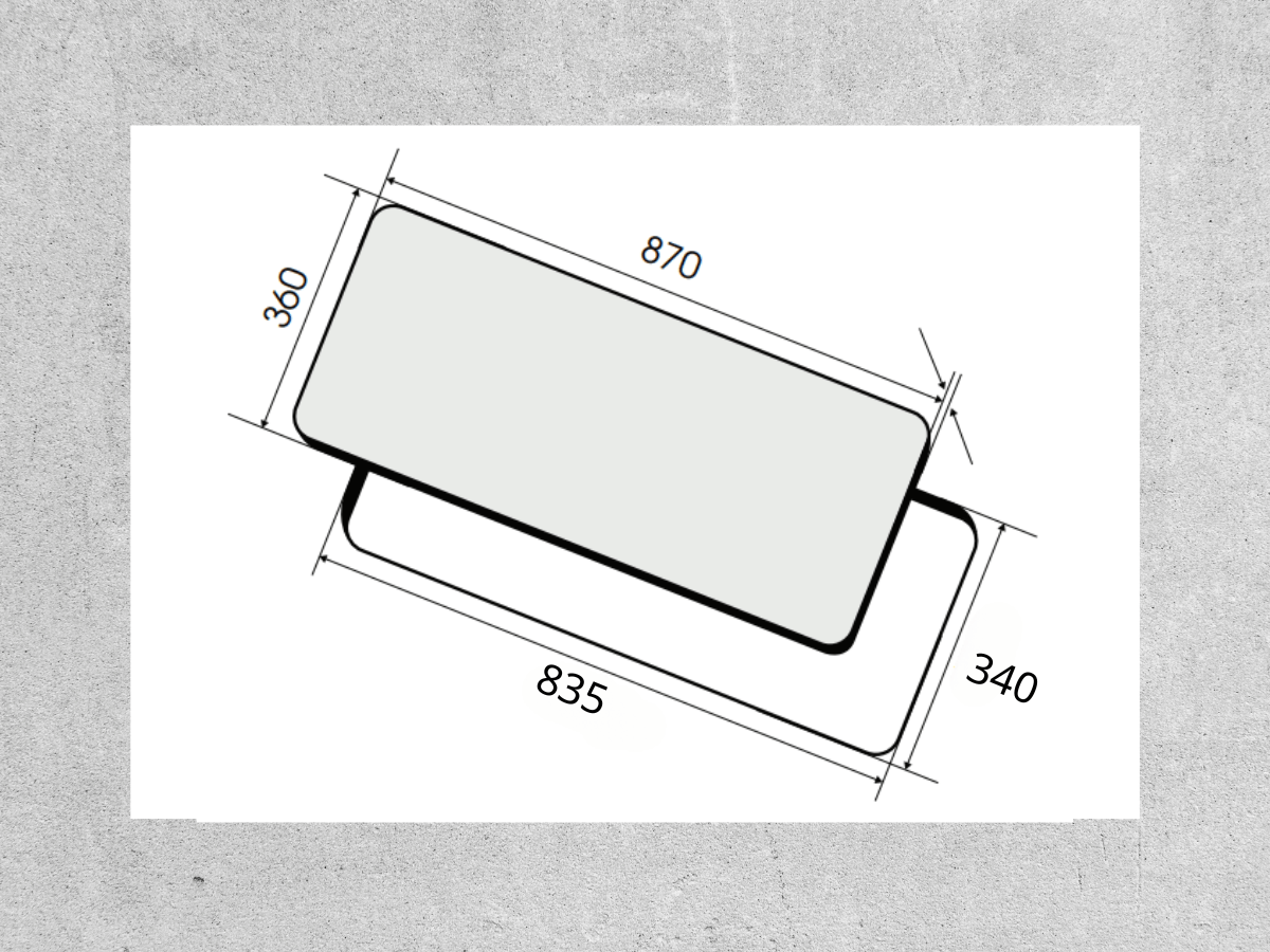 Bếp từ Elica RATIO 874 Slim BL