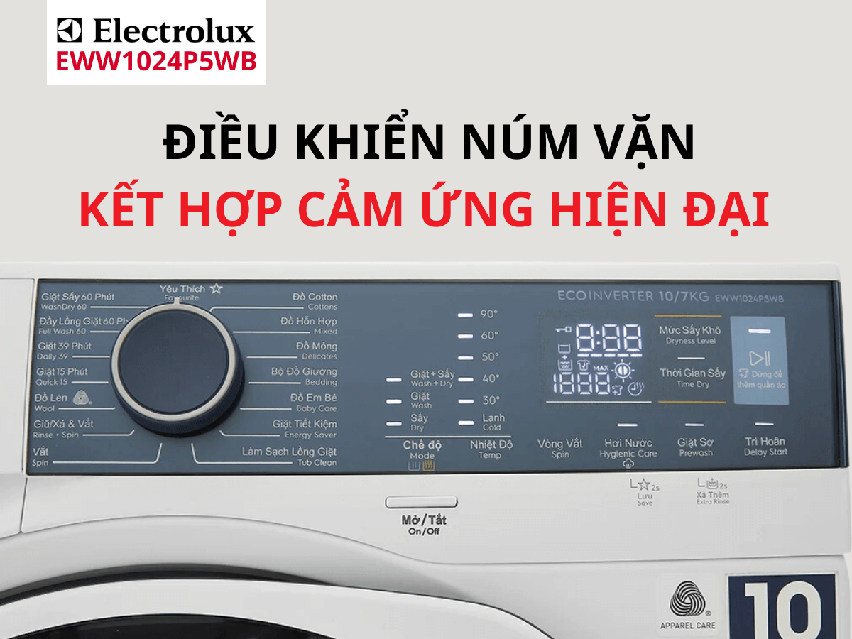 Máy giặt sấy Electrolux EWW1024P5WB