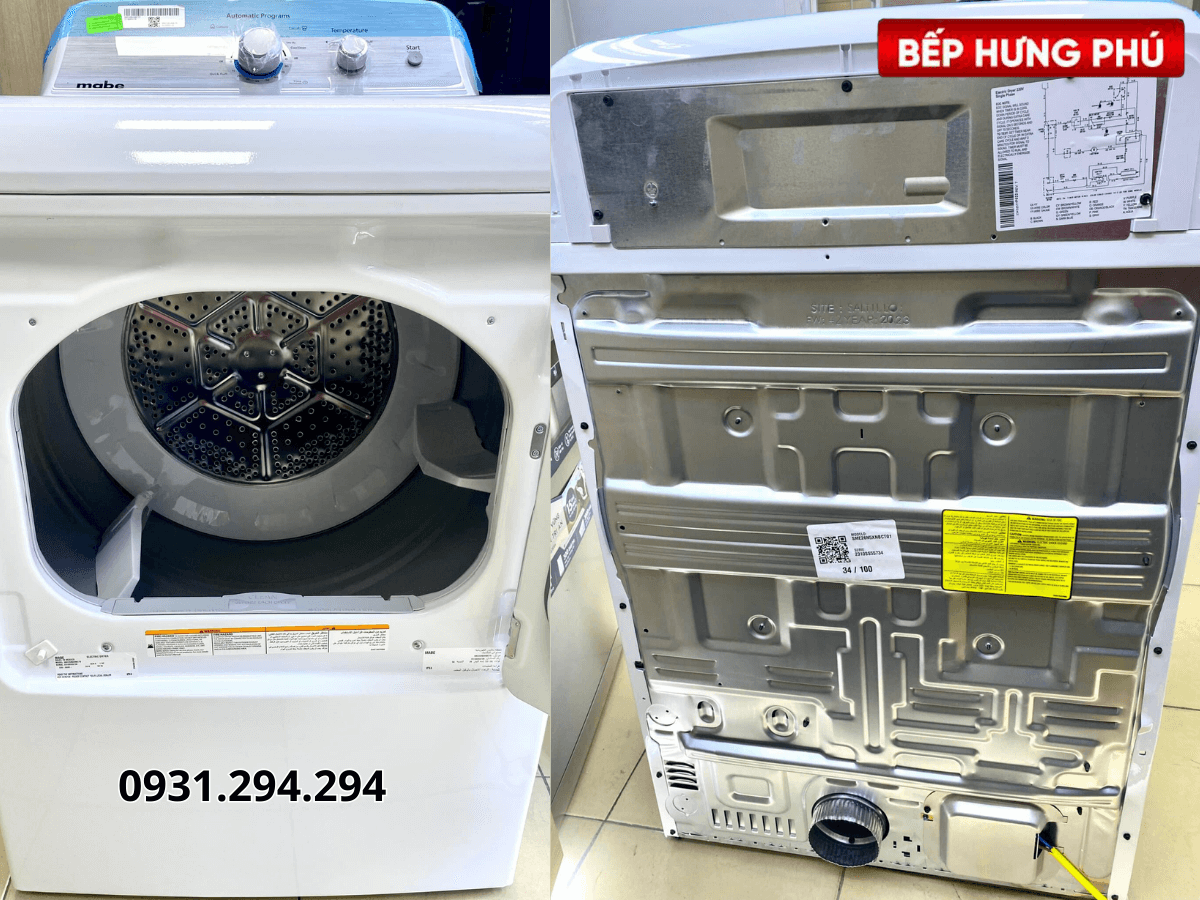 máy sấy Mabe SME26N5XNBCT0