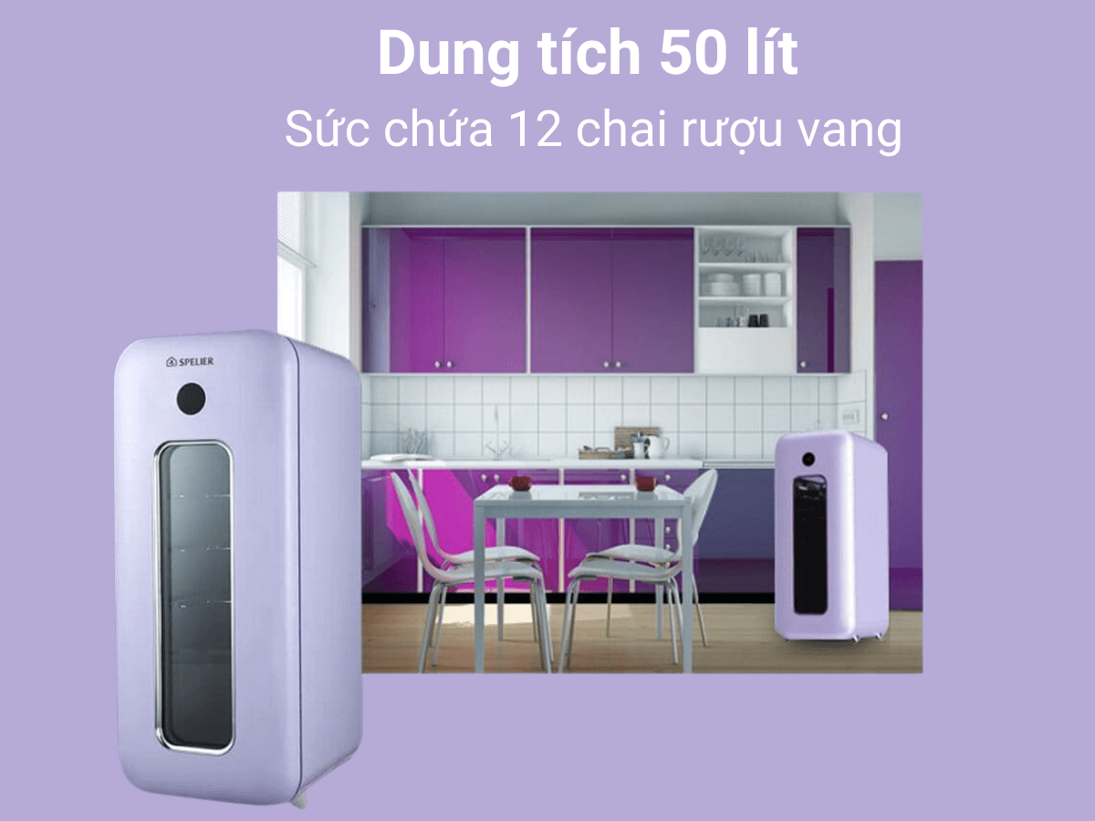 Tủ rượu Spelier SP-12WC (Purple)