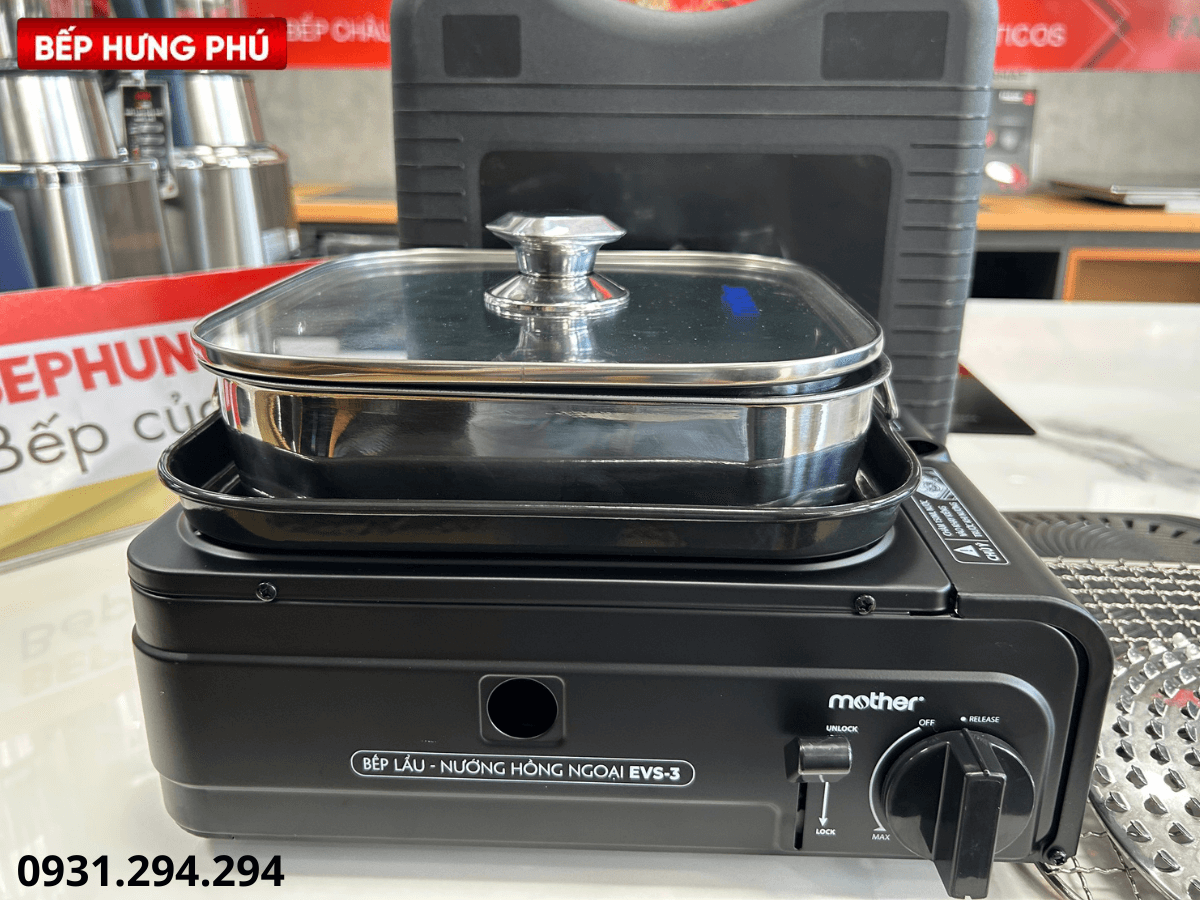 Bếp lẩu - nướng NaMilux EVS-3 GS-2312PE