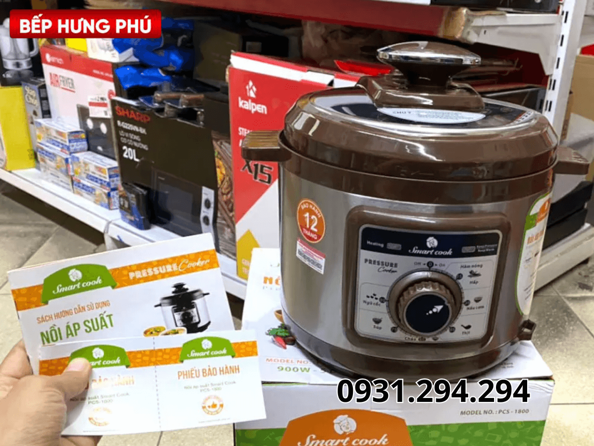 Nồi áp suất điện Smartcook PCS-1800