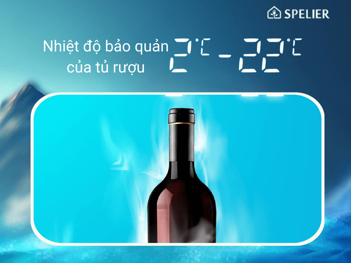 Điều khiển cảm ứng, nhiệt độ 2 - 22°C