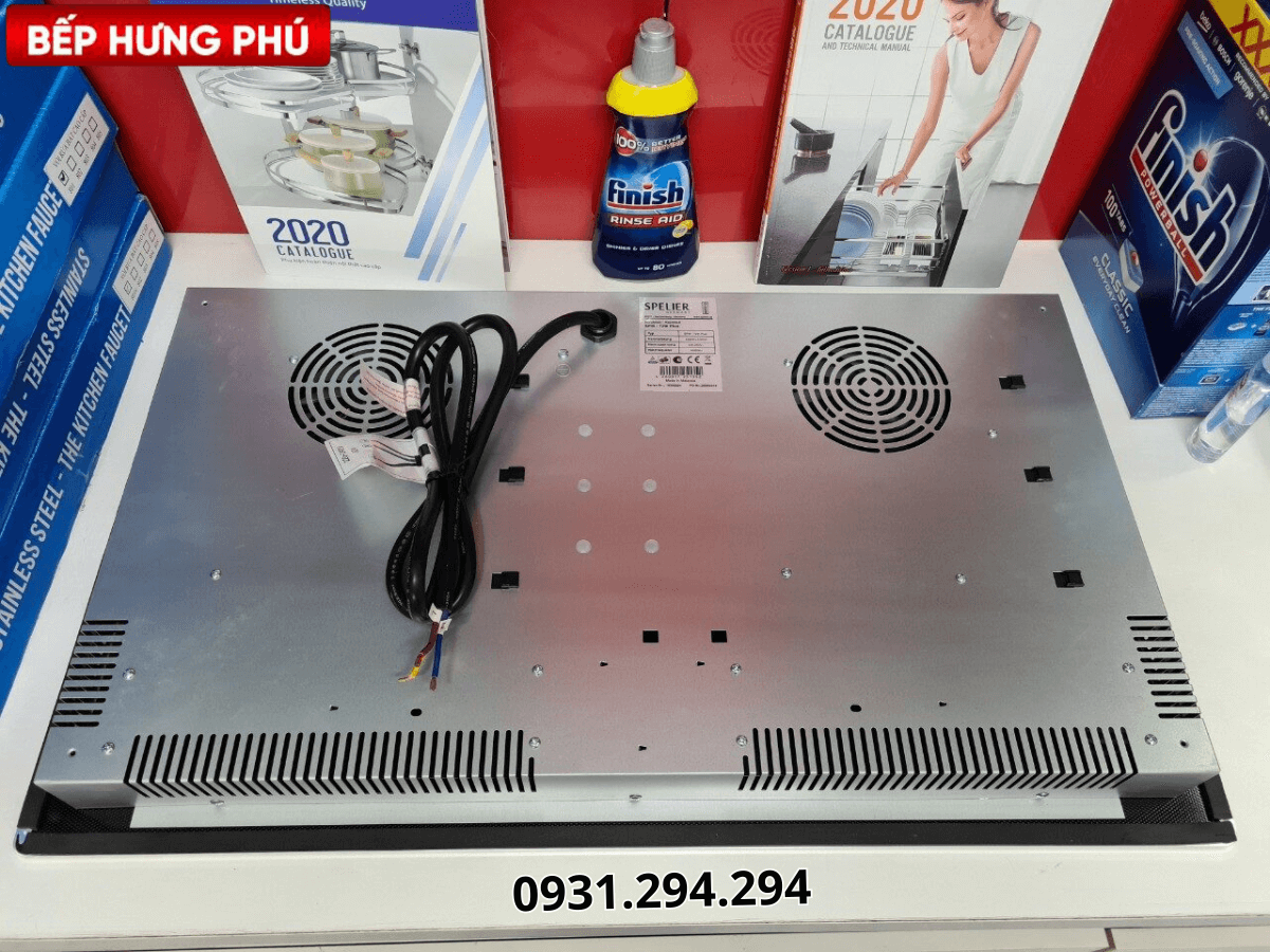 Mặt sau bếp từ Spelier SPM-729I Plus