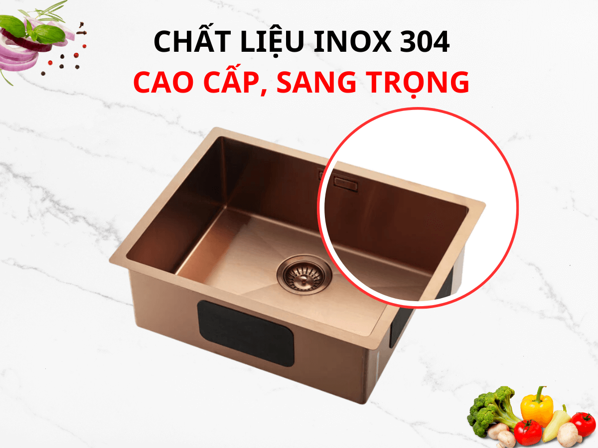 Chậu inox Mouhoti MT5444HSR