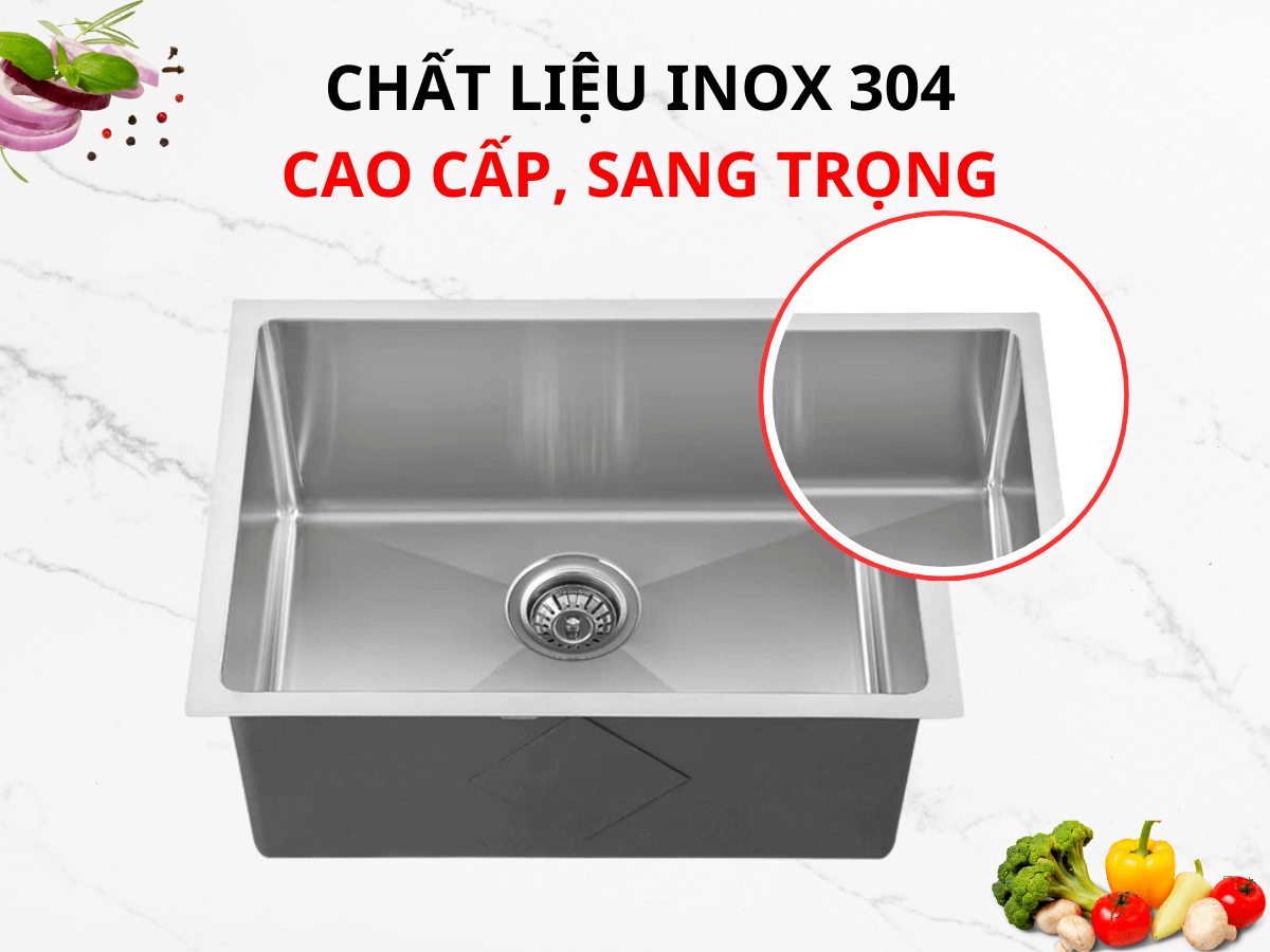 Chậu inox Mouhoti MT5845