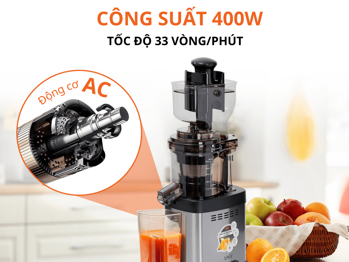 Công nghệ ép chậm hiệu suất cao