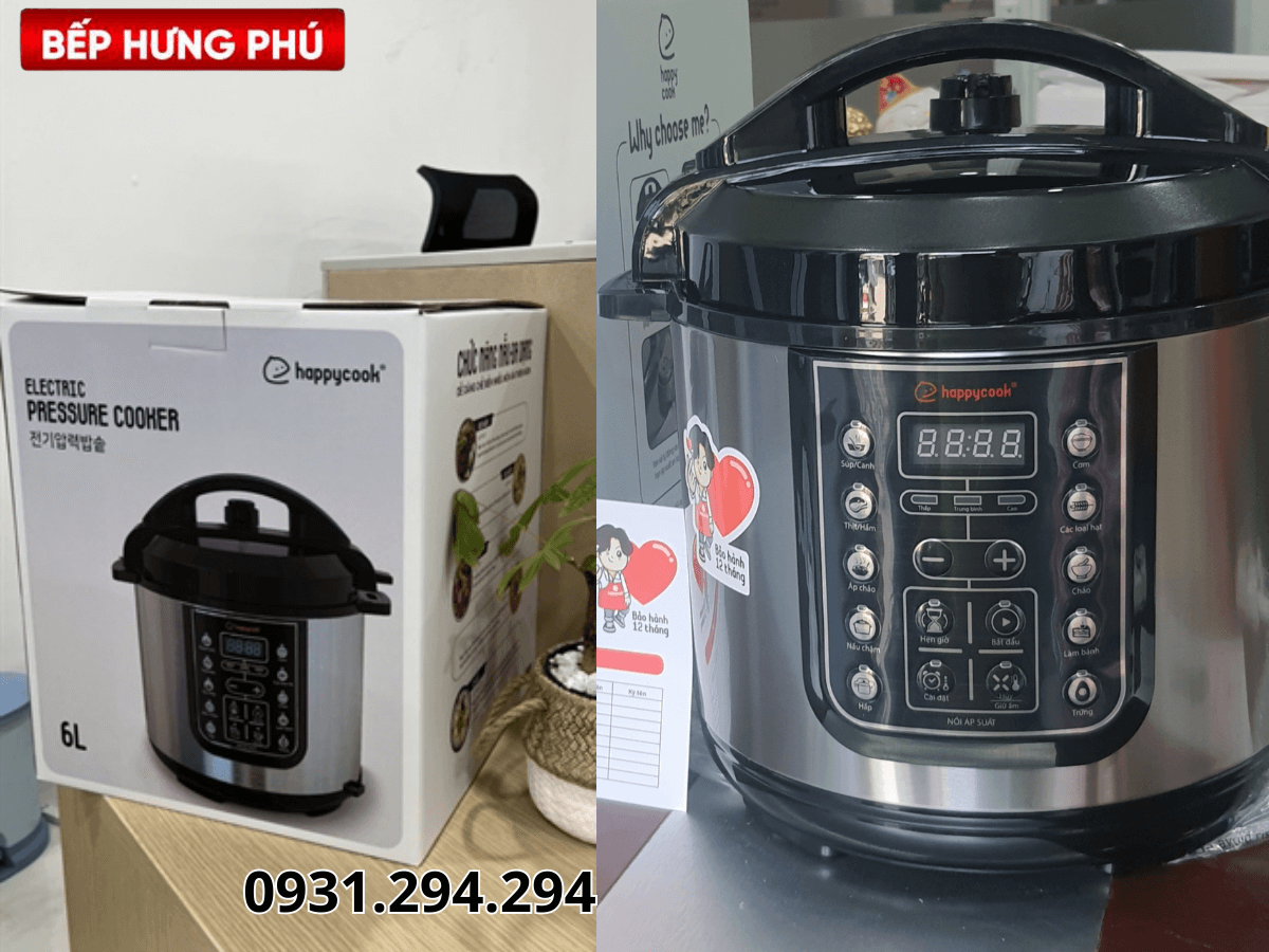 Nồi áp suất điện Happycook HEPC-600SV