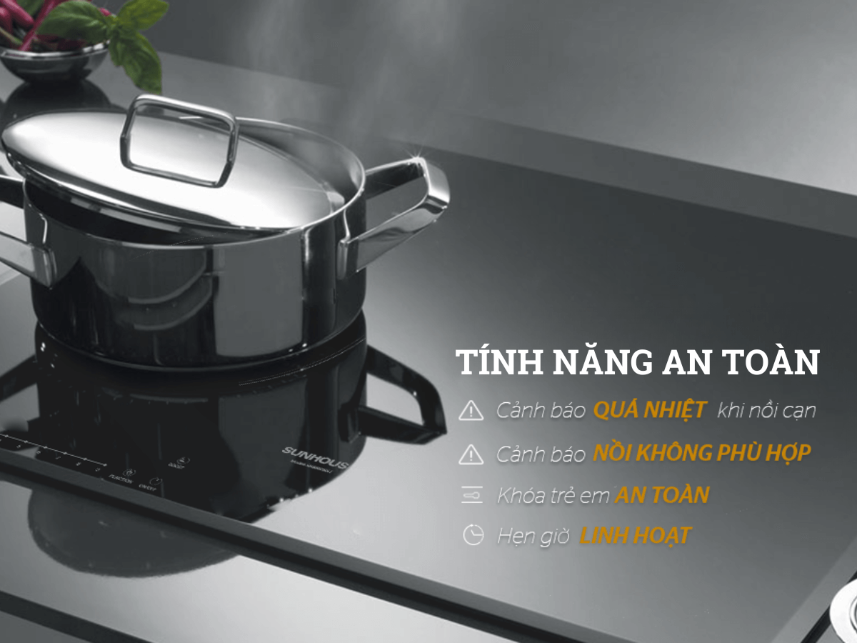 Nhiều tính năng tiện ích và an toàn
