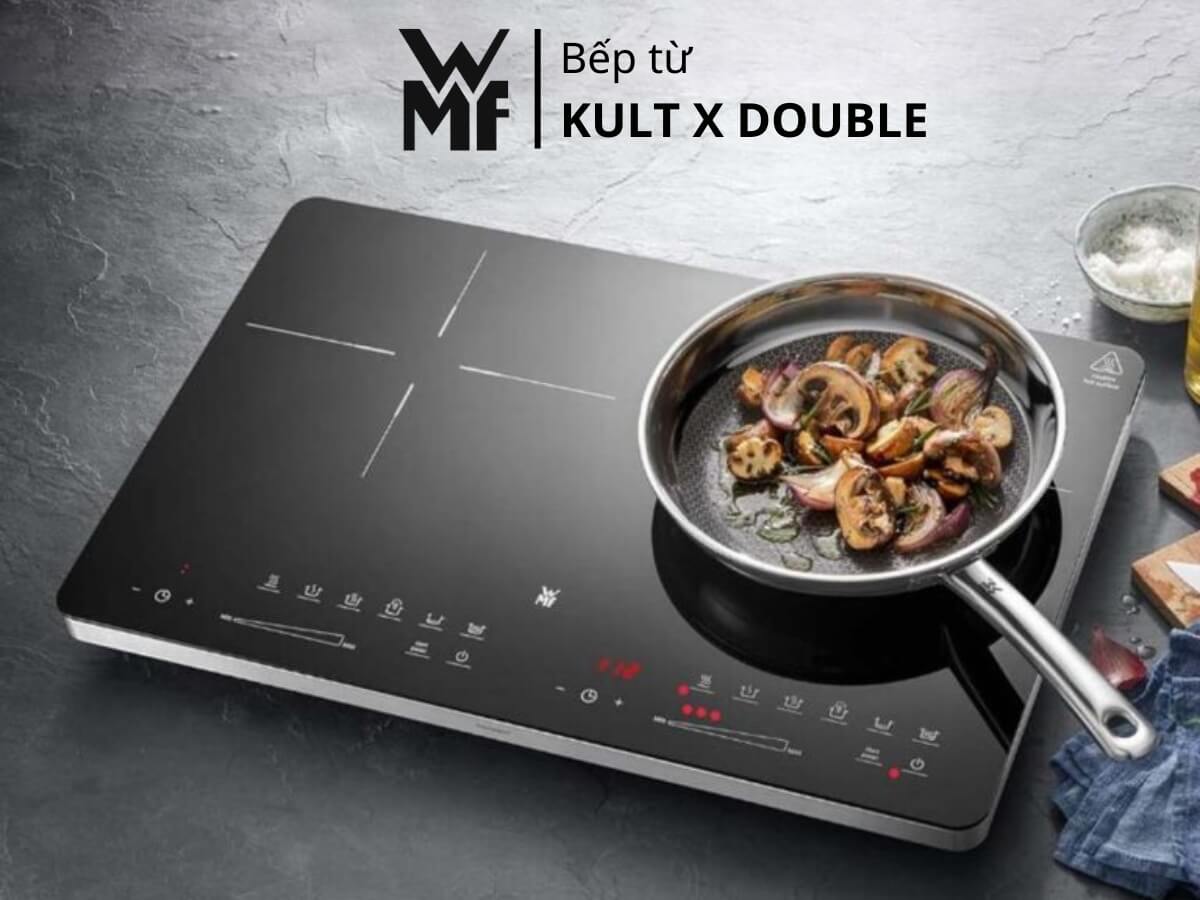 Bếp từ WMF Kult X Double 0415320011 2 vùng nấu, đặt nổi tiện lợi