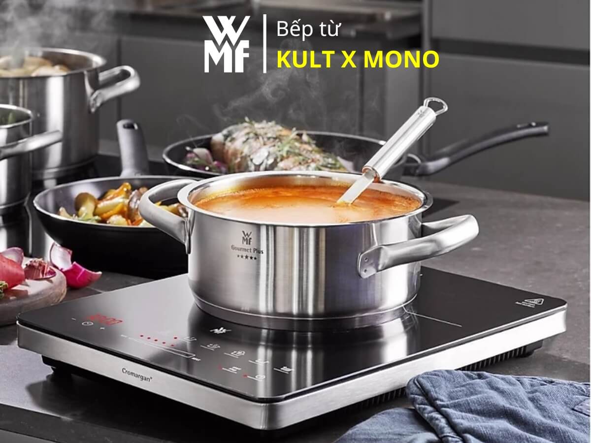 Bếp từ WMF Kult X Mono 0415240011 thiết kế nhỏ gọn, hiện đại