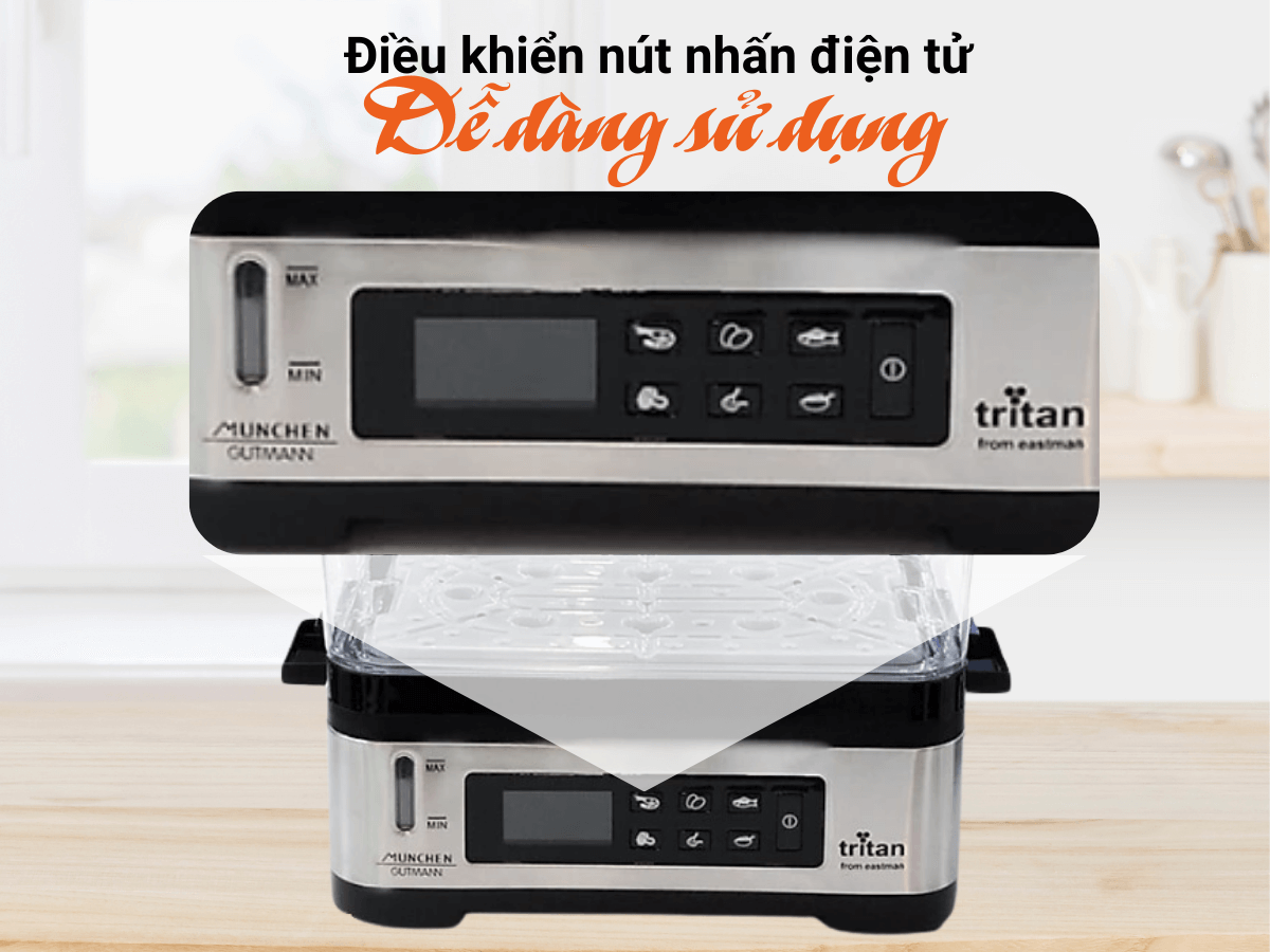 Điều khiển nút nhấn điện tử dễ sử dụng