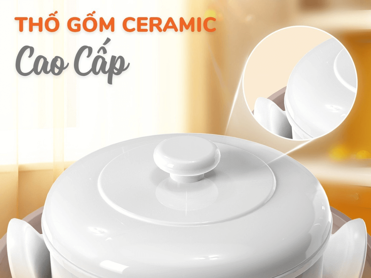 Thố gốm ceramic chống dính và an toàn