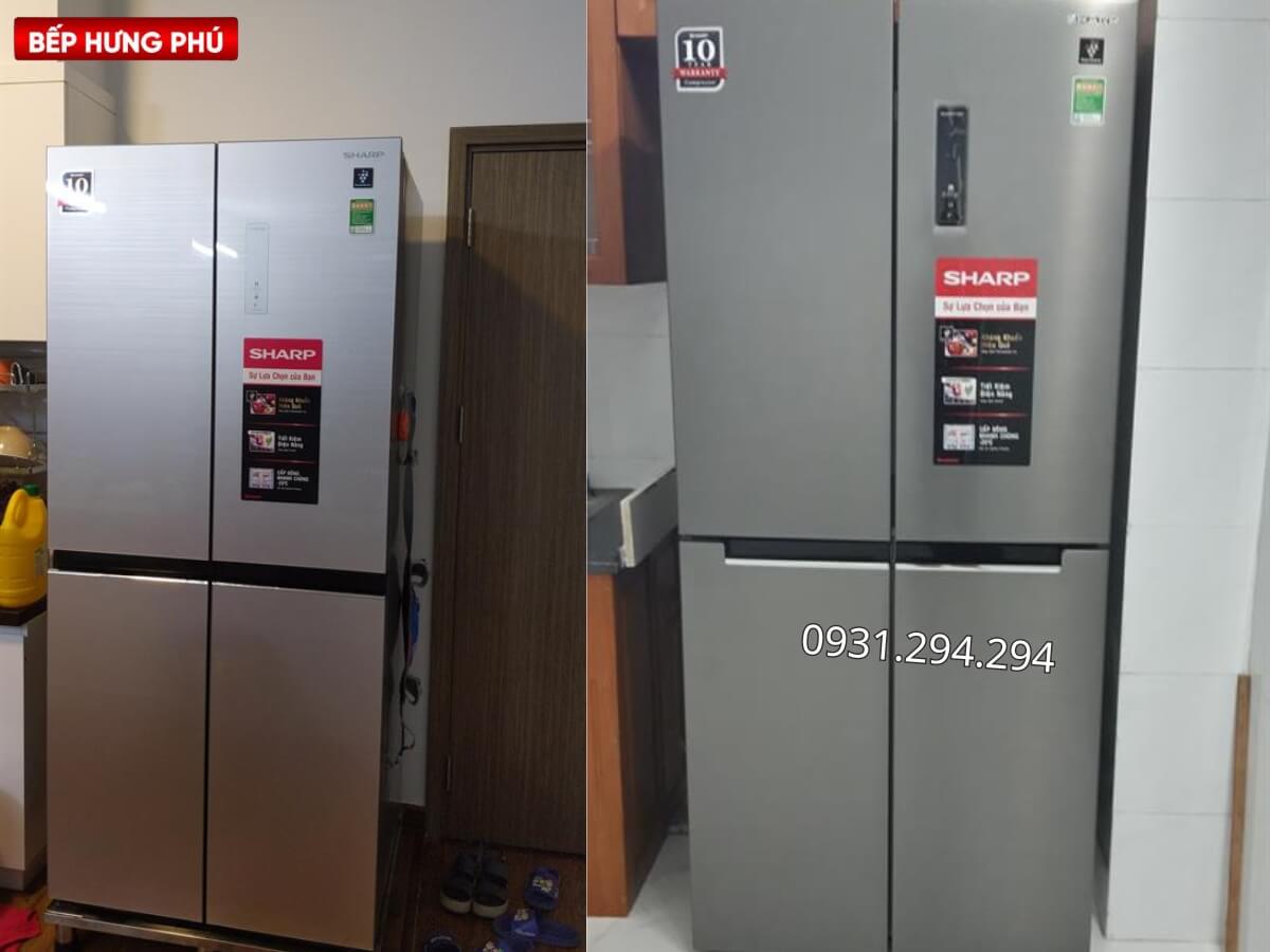 Tủ lạnh Sharp SJ-FXP480VG-CH tại nhà khách hàng
