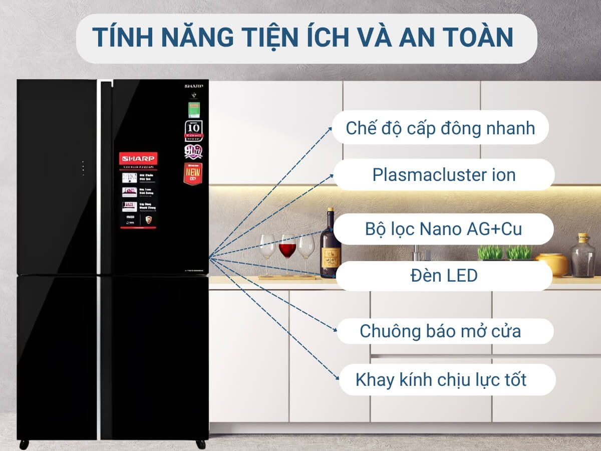 Tính năng tiện ích và an toàn