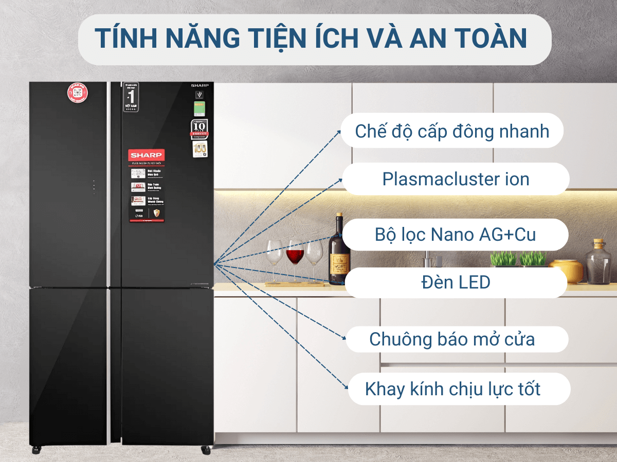 Tính năng tiện ích và an toàn