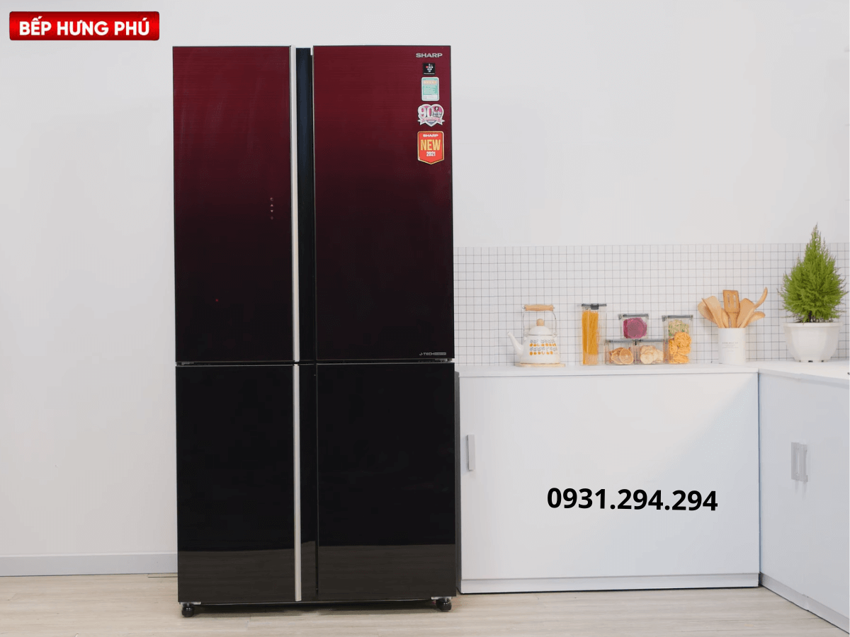 tủ lạnh Sharp SJ-FXP640VG-BK