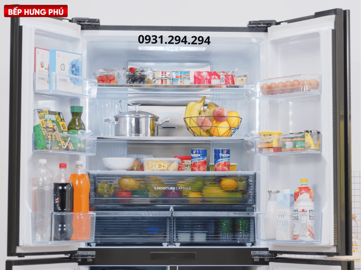 tủ lạnh Sharp SJ-FXP640VG-BK