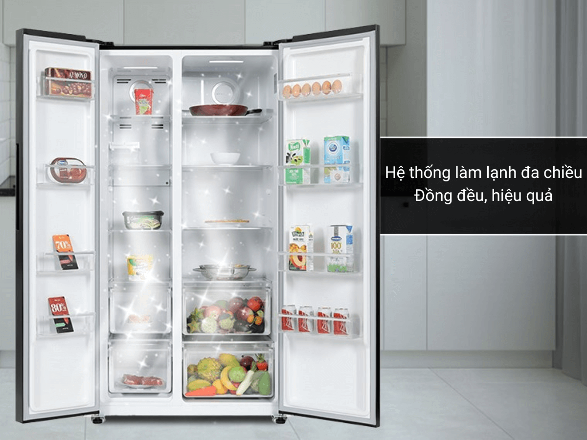 Hệ thống làm lạnh đa chiều làm lạnh đồng đều, hiệu quả