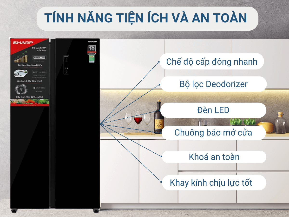 Tính năng tiện ích và an toàn
