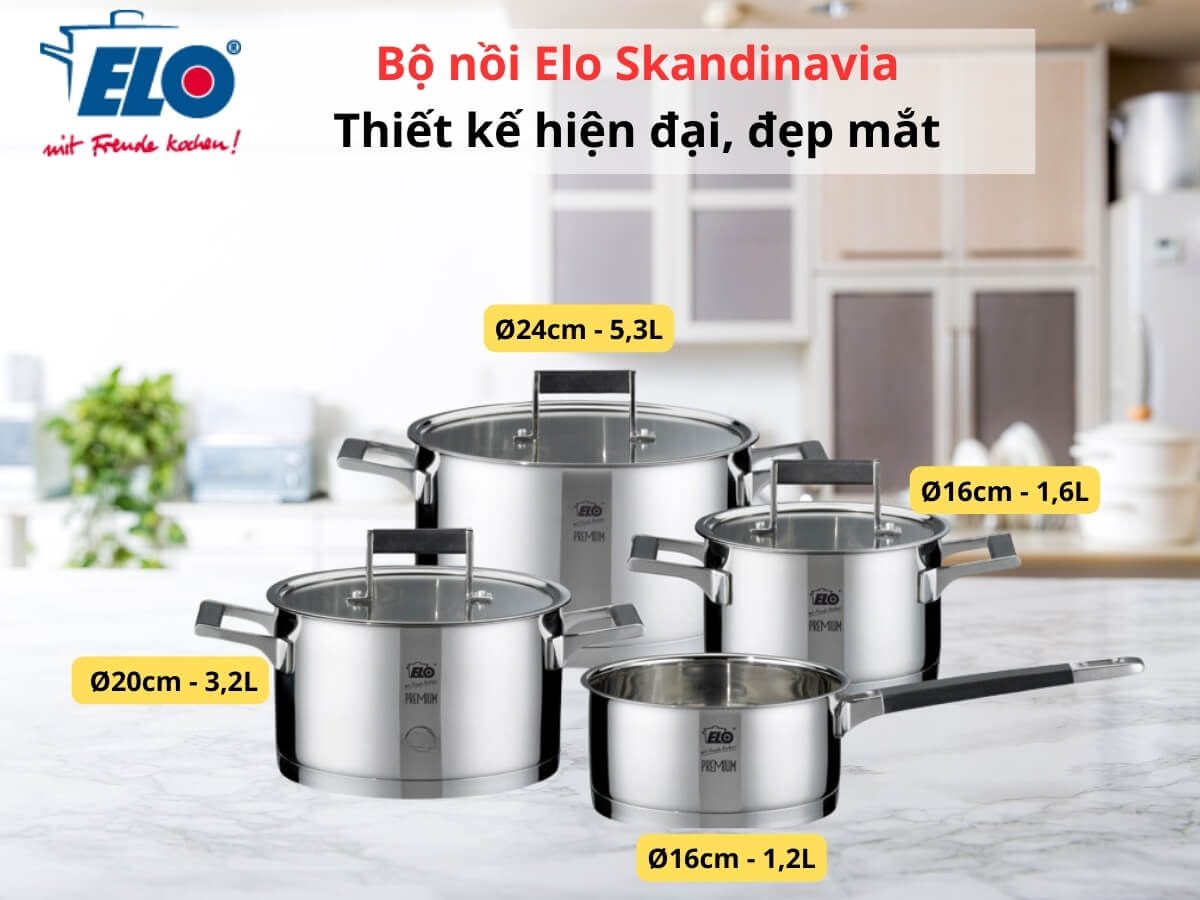 Tổng quan về bộ nồi Elo Skandinavia