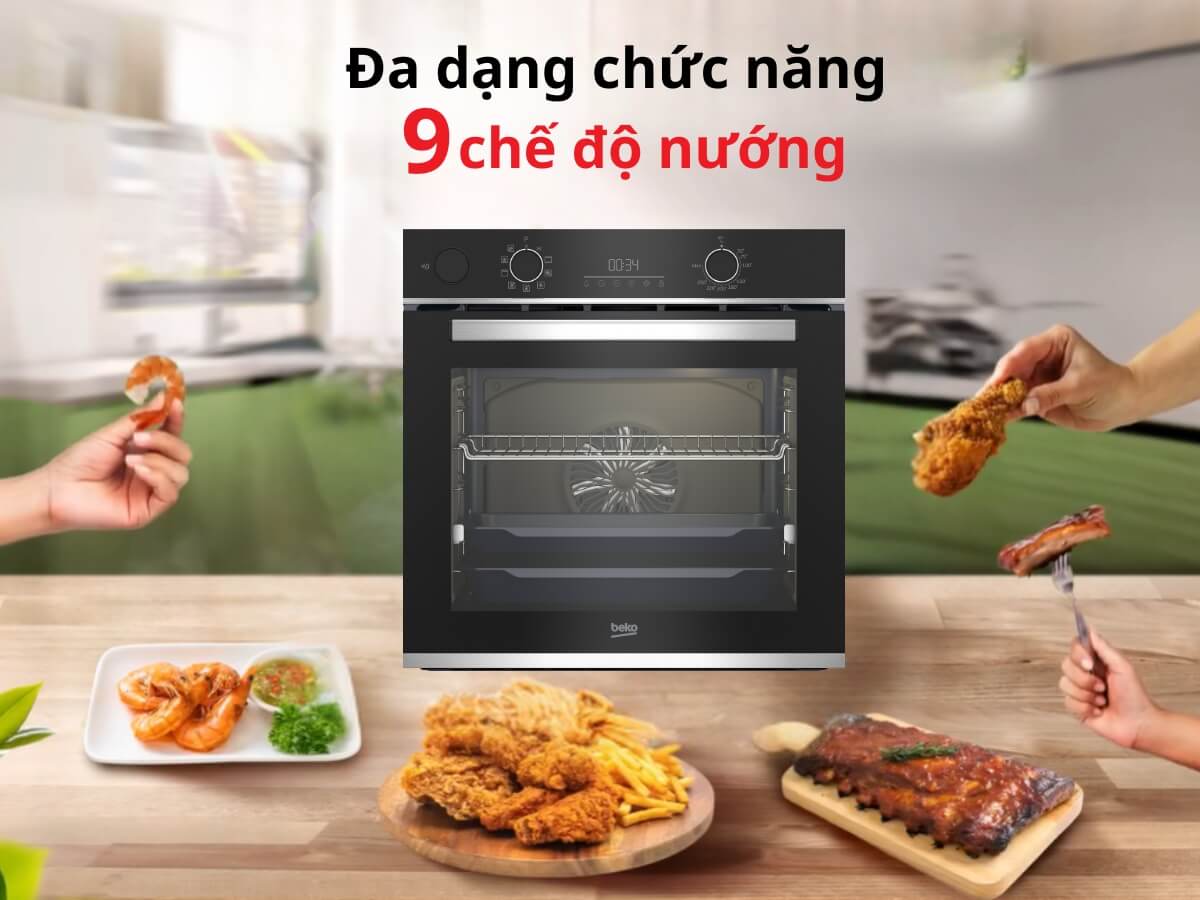 Đa dạng chức năng nấu nướng